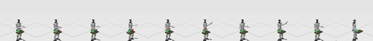 Pick-Carry-Place motion sequence