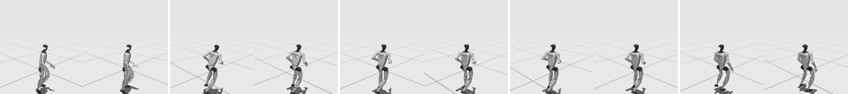 Turn-Jog motion sequence